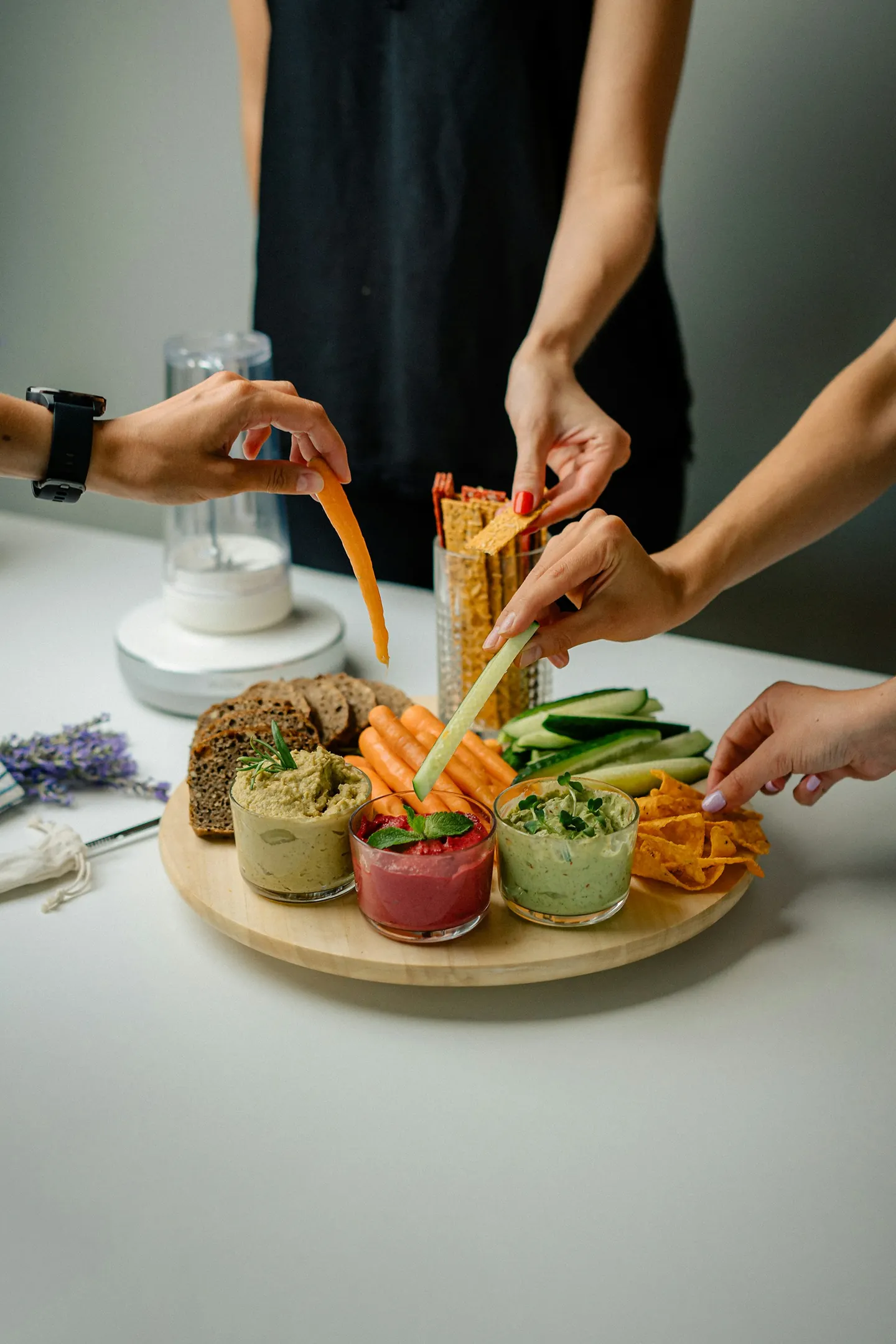 Preparación de alimentos frescos